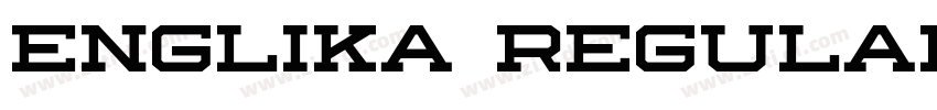 Englika Regular字体转换